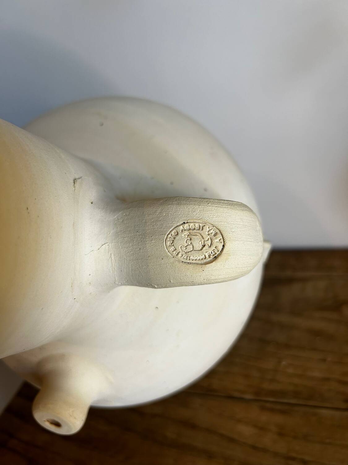 Terracotta vase gargoulette