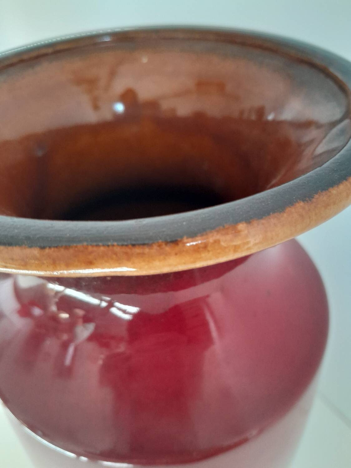 Vase rouge et marron Germany
