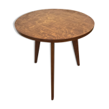 Vintage table 1950 feet compass oak