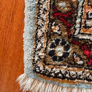 Antique Ghoum carpet from Iran in silk.