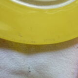 4 flat plates in colored Duralex