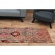 1970s Turkish Oushak Handmade Wool Cotton Orange Runner Rug 78x355