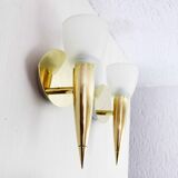 Pair of Italian wall lights, 1970s