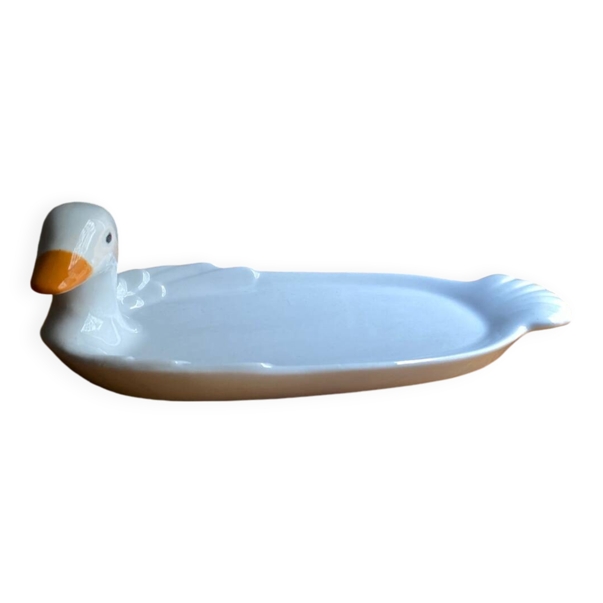 Duck butter dish