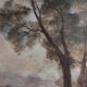 Old painting Late 19th century - R VERDUN (1873-1954) - Around the chin - 81*71.5 cms