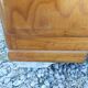 Mado buffet, asymmetrical doors, metal, floral top, vintage