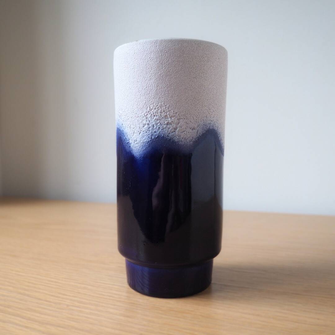 1960S West Germany Drip Glaze Vase