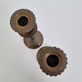 Vintage brass candle holders