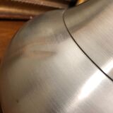 Brushed aluminum lamp 1970