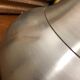 Brushed aluminum lamp 1970