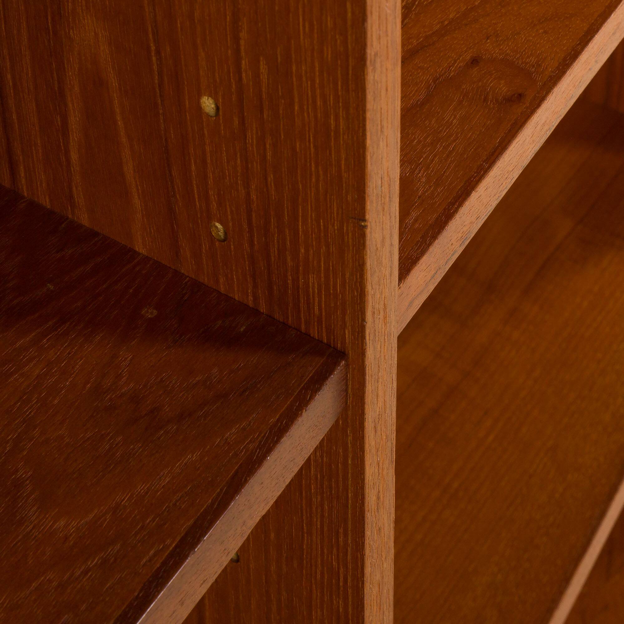 Danish vintage teak bookcase by Brourer Mobelfabrik, 1970s