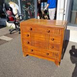 Old art deco chest of drawers with ball handle