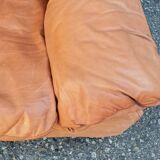 Divano Bonheur in pelle di Titina Ammannati e Giampiero Vitelli per Brunati, anni '70