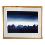 Blue landscape in ink 1