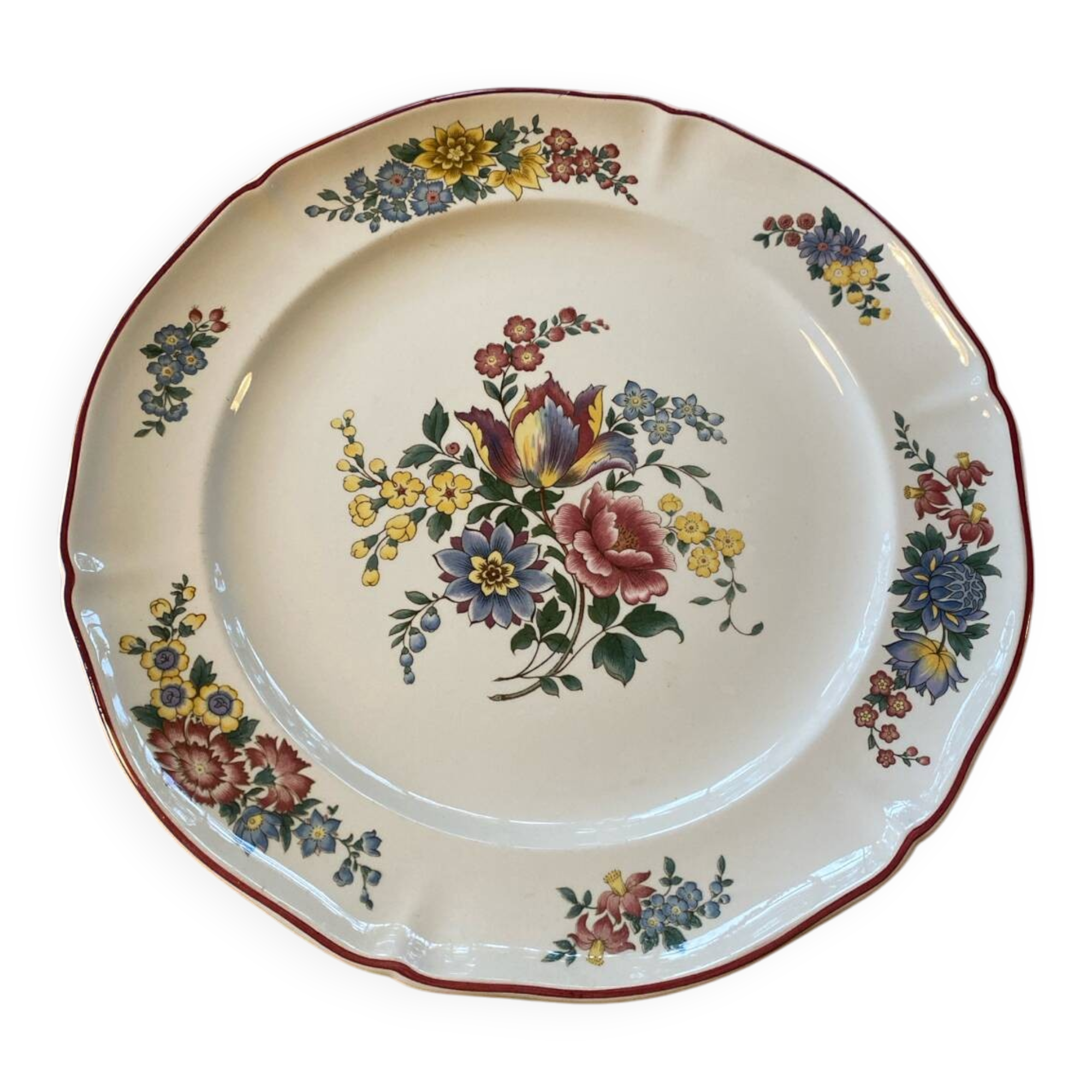 Large Villeroy & Boch platter, Montclair Flowers pattern