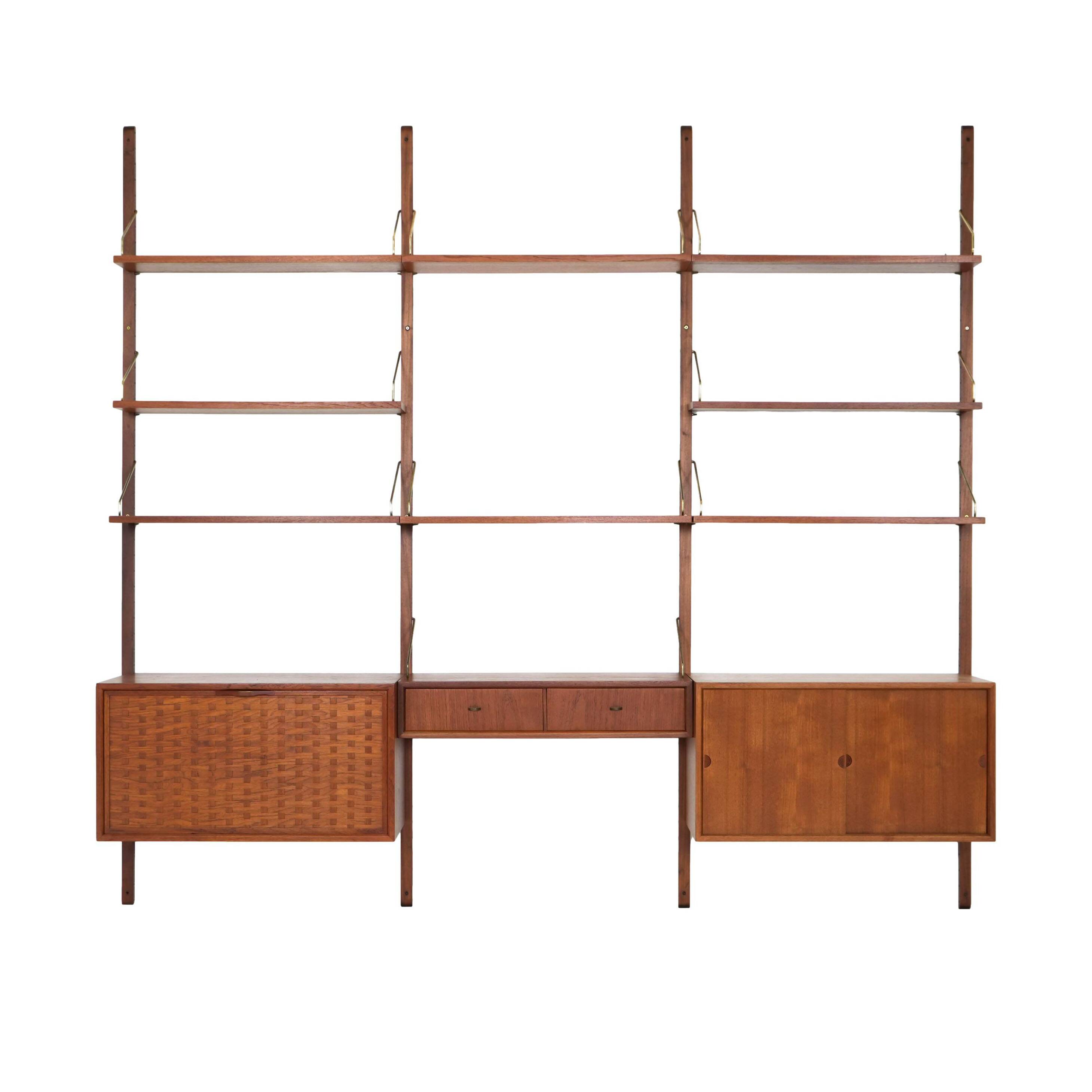 Teak shelving unit, Danish design, 1960s, designer: Poul Cadovius