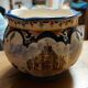 Rouen earthenware flowerpot