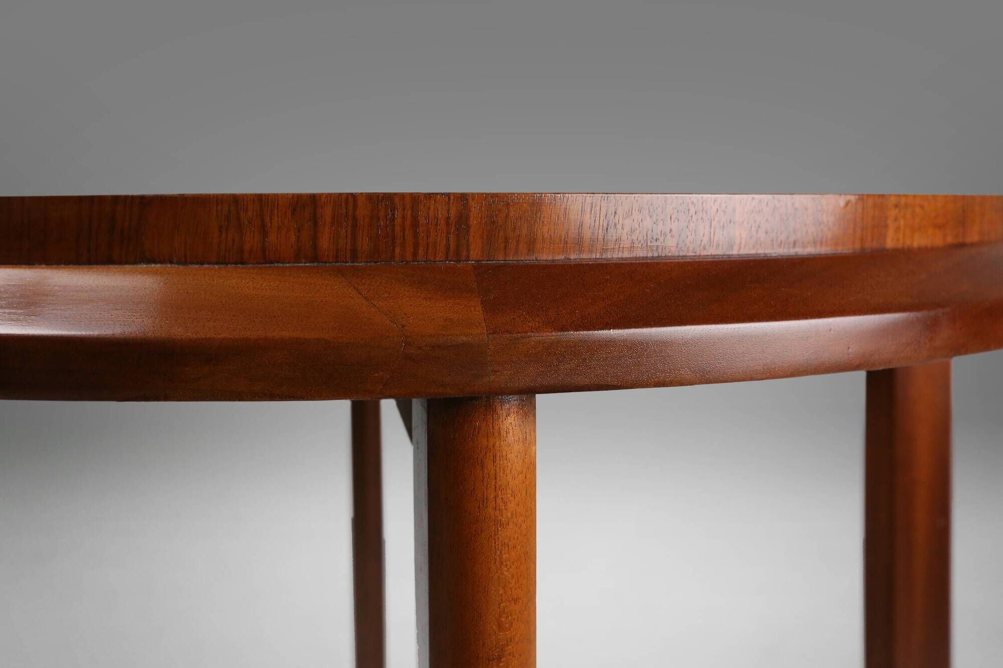 Luxurious Art Deco coffee table in root wood veneer, France, 1930s