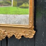 Baroque mirror in carved, stuccoed and gilded wood, Vienna circa 1700