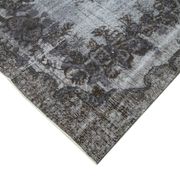 Handmade unique anatolian 1980s 164 cm x 286 cm grey carpet