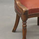 Fauteuil de bureau Louis Philippe cuir