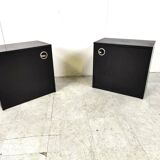 Paire de tables de chevet, années 1970