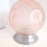 Art Deco molded glass ball chandelier ceiling light