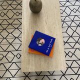 Travertine coffee table, 1980