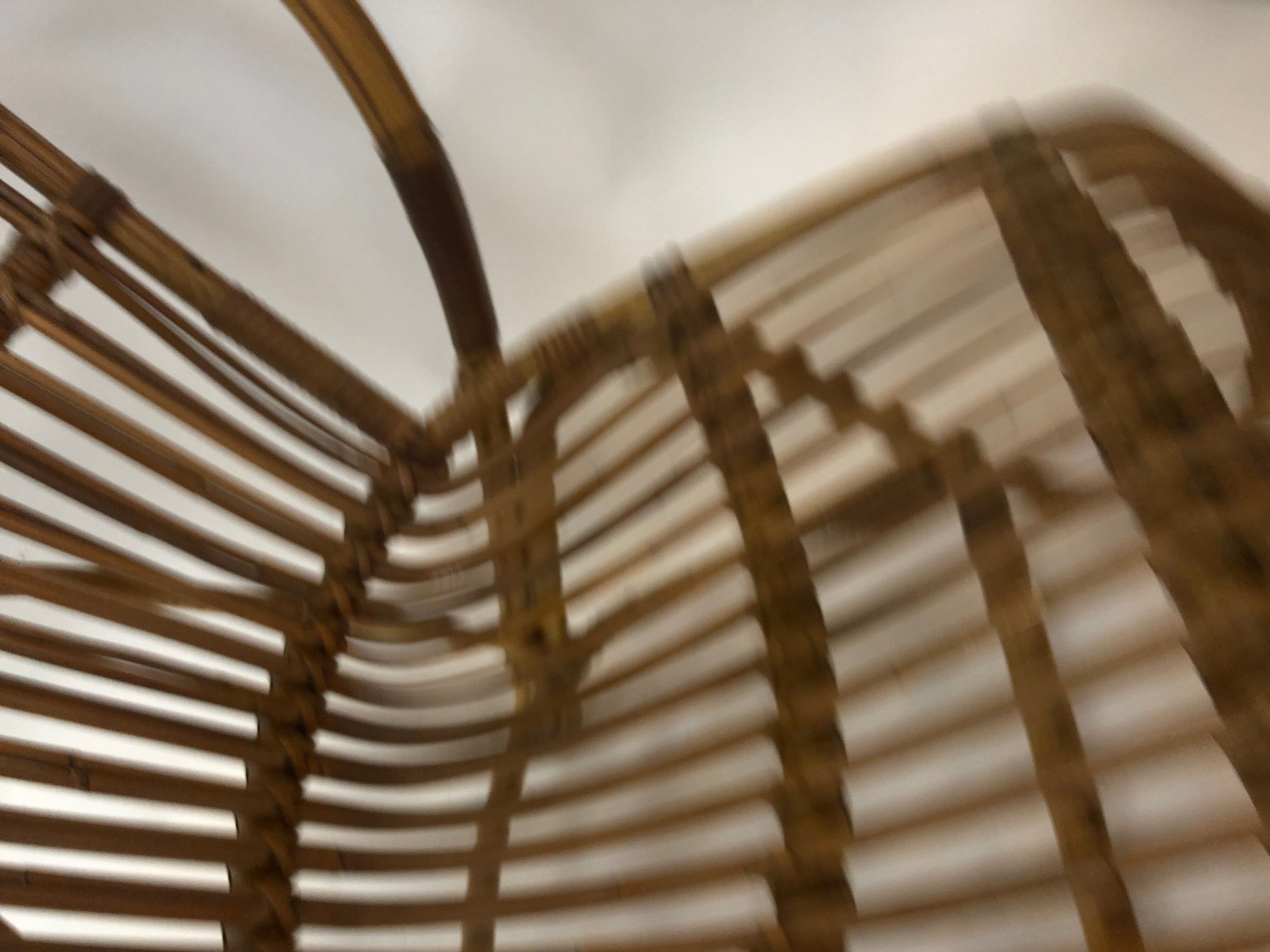 Van Rohe Noordwolde rattan chair, 1960