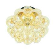 1 of 3 Mid-Century Bubble Glass Ceiling Lights by H.Tynell for Limburg, 70s