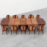 Art Deco Extendable Dining Table by De Coene, Belgium 1935