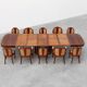 Art Deco Extendable Dining Table by De Coene, Belgium 1935