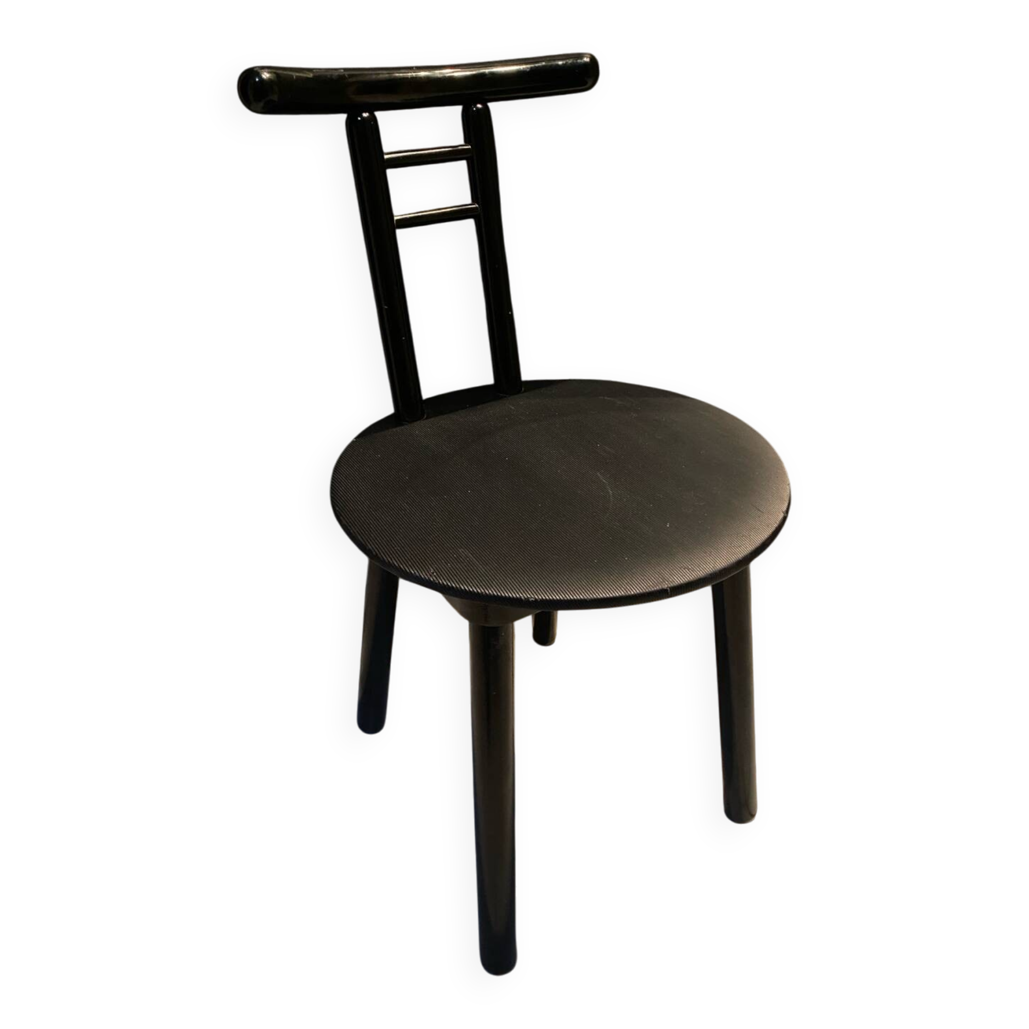 Postmodern chair in Italian Memphis design.