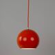 Paire de lampes à suspension vintage danoises Topan de Verner Panton