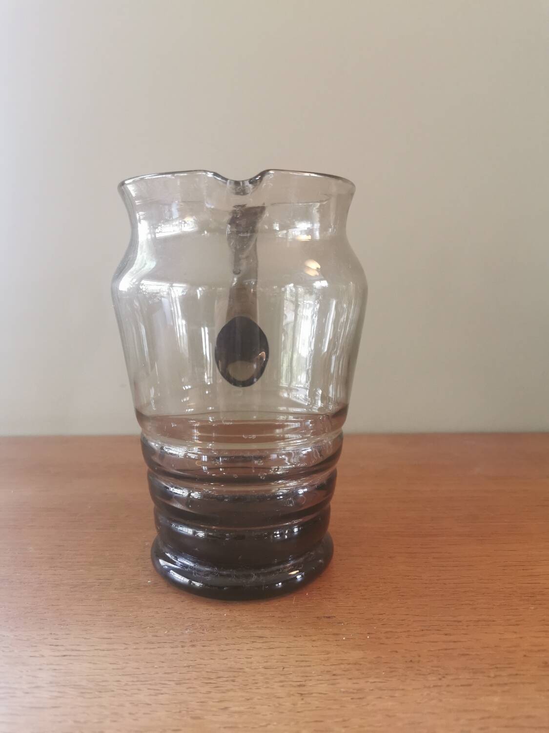 Vintage glass pitcher