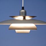 Danish hanging lamp in dark grey, 1970s