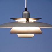 Suspension danoise en gris foncé années 1970
