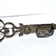 Old iron speckle - Extinguisher candle church Candlestick 19th century