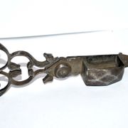 Old iron speckle - Extinguisher candle church Candlestick 19th century