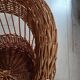Fauteuil enfant ancien en rotin