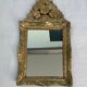 18th century mirror, Louis XVI period, gilded carved wood