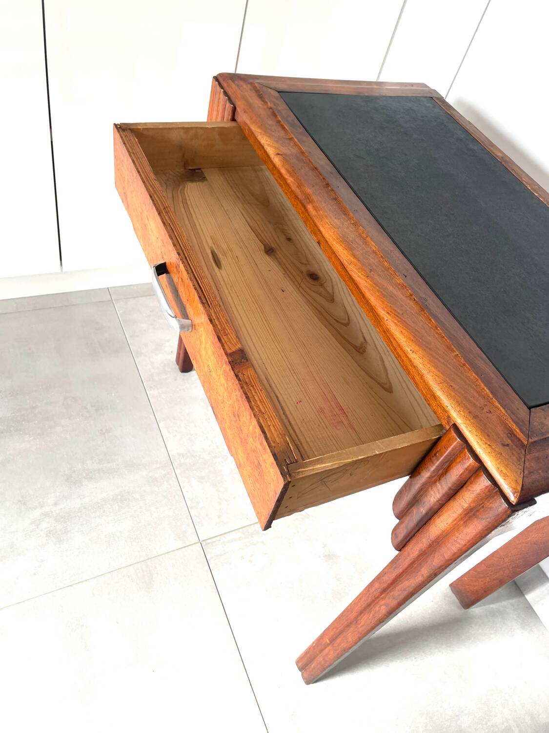 Small Art Deco walnut desk 1925