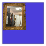 Golden mirror Louis XV 120x100cm