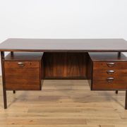 Mid-Century Freestanding Rosewood Desk by Kai Kristiansen for Feldballes Møbelfabrik, 1960s