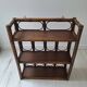 Vintage rattan shelf