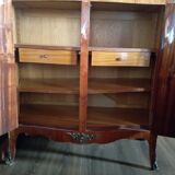 2-door marquetry cabinet