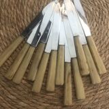 12 couteaux en acier inoxydable