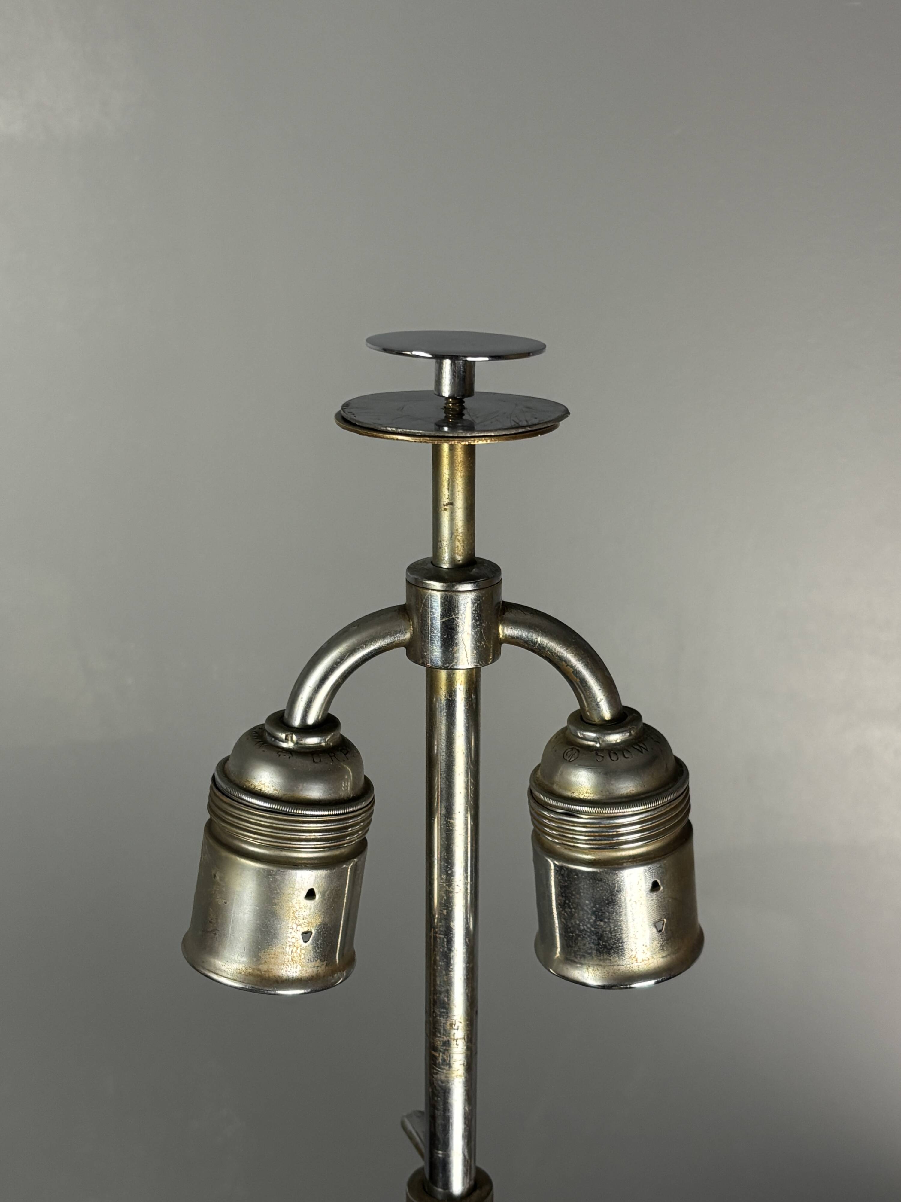 Art deco table lamp by Paul Haustein for WMF Ikora, Congo series, 1920s