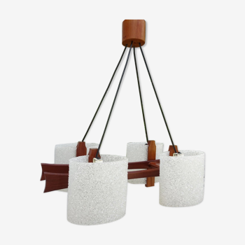 Suspension scandinave en teck