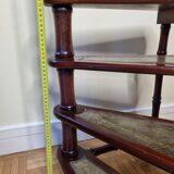 Victorian style mahogany style library staircase circa 1900, 118 cm